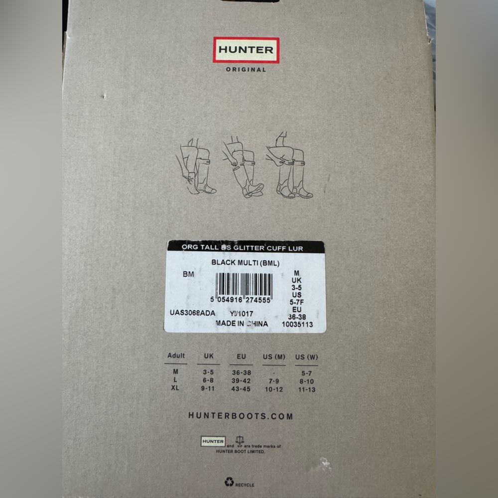 Hunter Black And Gray Boot Socks - image 4